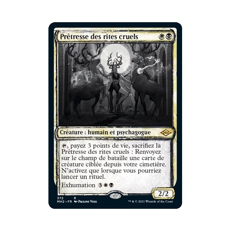 [FOIL] Multi - (SC) Prêtresse des rites cruels (R) [MH2]