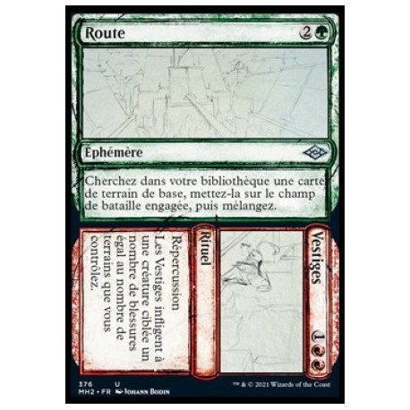 [FOIL] Multi - (SC) Route // Vestiges (U) [MH2]