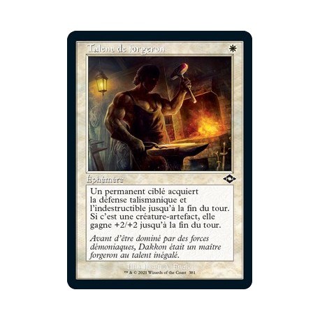 [FOIL] Blanche - (OF) Talent de forgeron (C) [MH2]