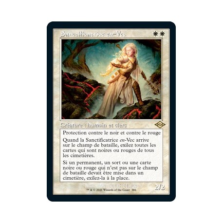 [FOIL] Blanche - (OF) Sanctificatrice en-Vec (R) [MH2]