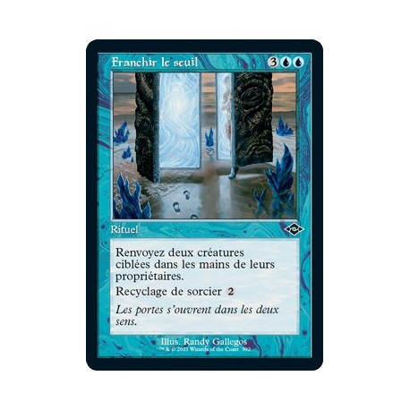 [FOIL] Bleue - (OF) Franchir le seuil (C) [MH2]