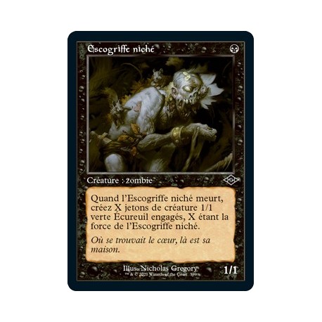 [FOIL] Noire - (OF) Escogriffe niché (C) [MH2]