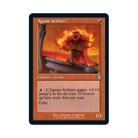 [FOIL] Rouge - (OF) Agame brûlant (U) [MH2]