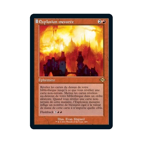 [FOIL] Rouge - (OF) Explosion mesurée (R) [MH2]