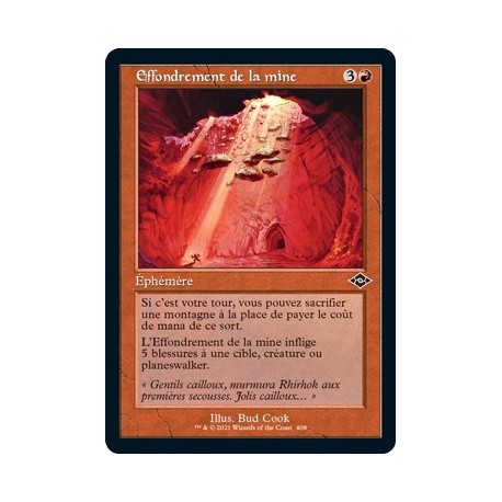 [FOIL] Rouge - (OF) Effondrement de la mine (C) [MH2]