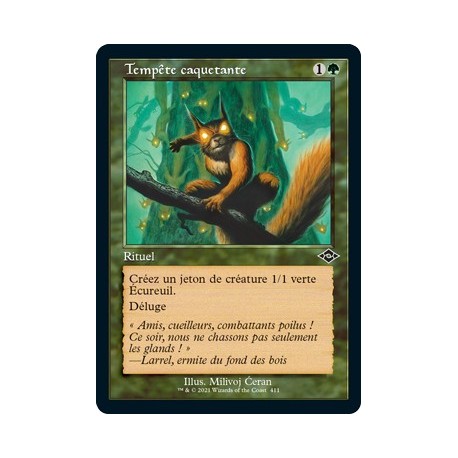 [FOIL] Verte - (OF) Tempête caquetante (C) [MH2]