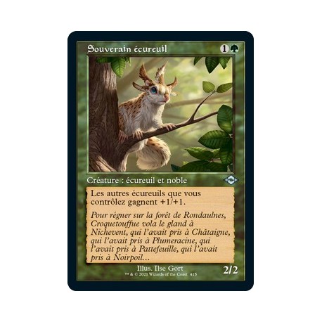 [FOIL] Verte - (OF) Souverain écureuil (U) [MH2]