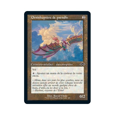 [FOIL] Artefact - (OF) Ornithoptère de paradis (C) [MH2]