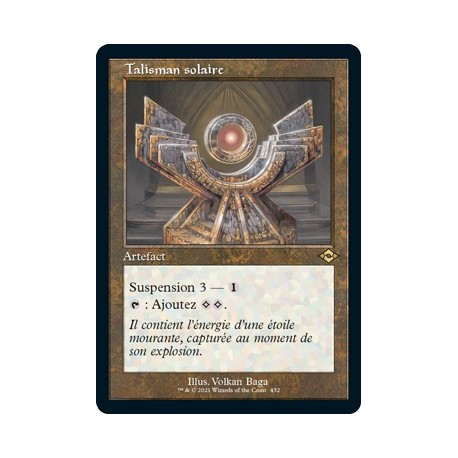 [FOIL] Artefact - (OF) Talisman solaire (R) [MH2]