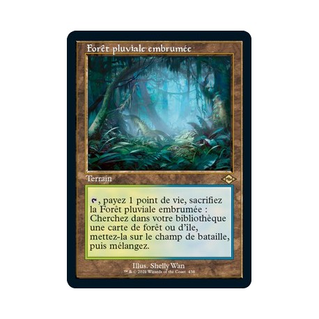 [FOIL] Terrain - (OF) Forêt pluviale embrumée (R) [MH2]