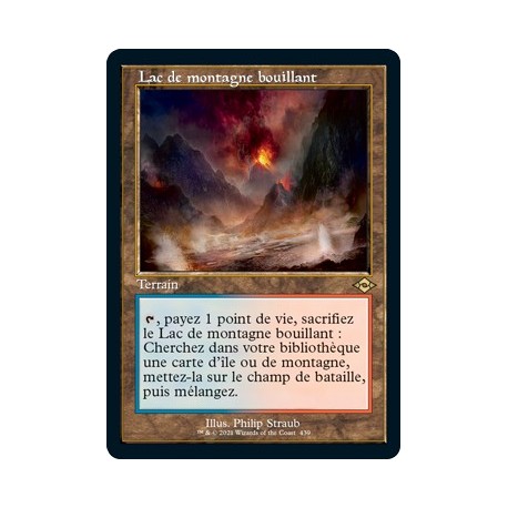 [FOIL] Terrain - (OF) Lac de montagne bouillant (R) [MH2]