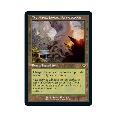 [FOIL] Terrain - (OF) Yavimaya, berceau de croissance (R) [MH2]