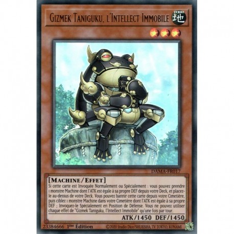 Gizmek Taniguku, l'Intellect Immobile (UR) [DAMA]