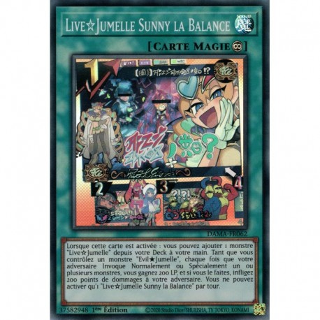 Live?Jumelle Sunny la Balance (SR) [DAMA]