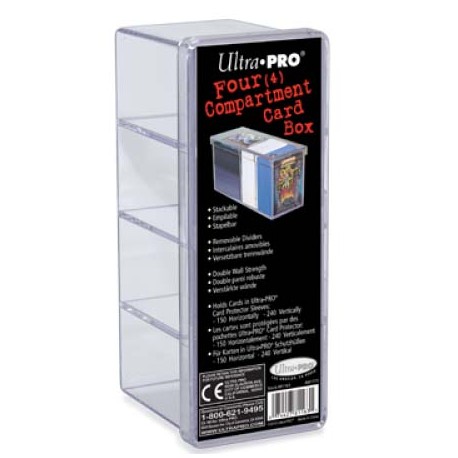 Boite de Rangement 4 Compartiments Ultra Pro