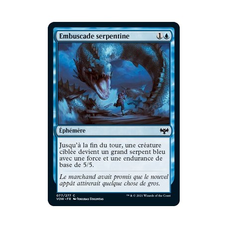 Bleue - Embuscade serpentine (C) [VOW]