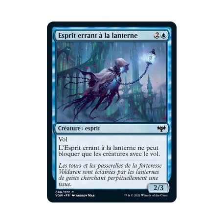 Bleue - Esprit errant à la lanterne (C) [VOW]