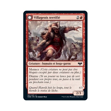 Rouge - Villageois terrifié (C) [VOW]