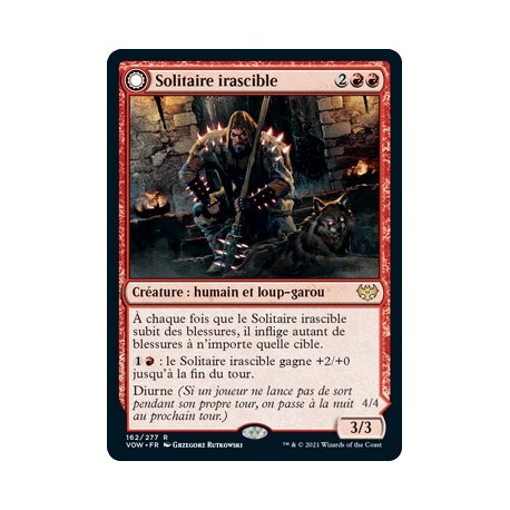 Rouge - Solitaire irascible (R) [VOW]