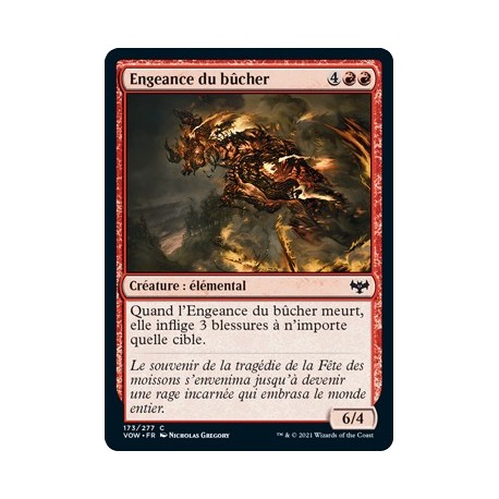 Rouge - Engeance du bûcher (C) [VOW]
