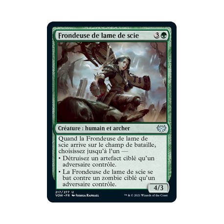 Verte - Frondeuse de lame de scie (U) [VOW]