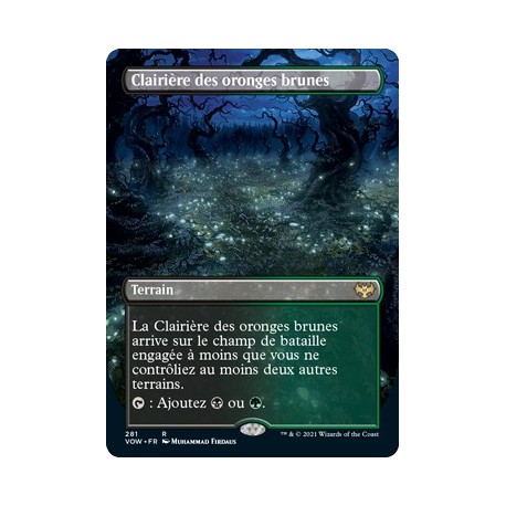 Terrain - (EA) Clairière des oronges brunes (R) [VOW]