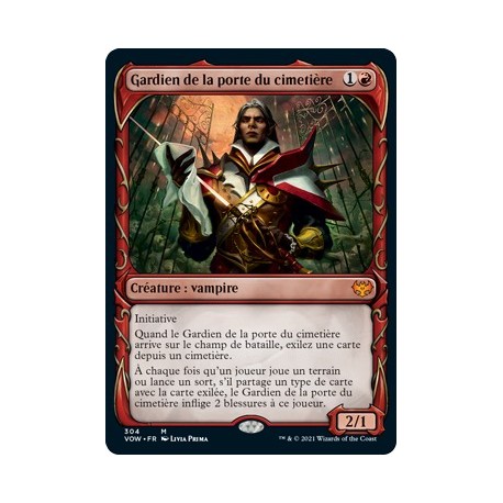 Rouge - (SC) Gardien de la porte du cimetière (M) [VOW]