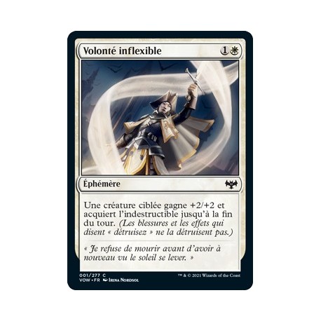 (FOIL) Blanche - Volonté inflexible (C) [VOW]