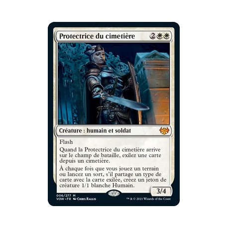 (FOIL) Blanche - Protectrice du cimetière (M) [VOW]
