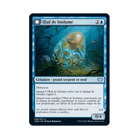 (FOIL) Bleue - Œuf de biolume (U) [VOW]