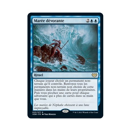 (FOIL) Bleue - Marée dévorante (R) [VOW]