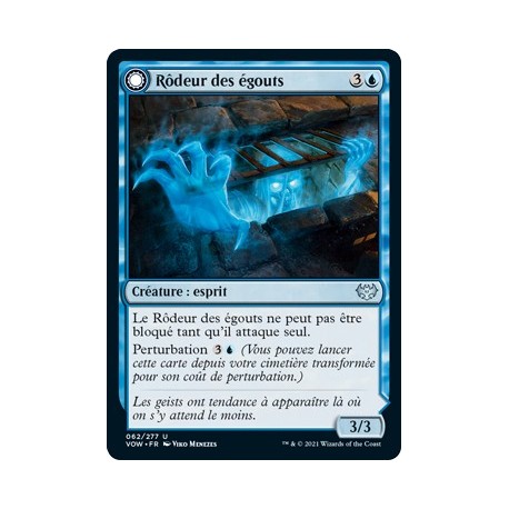 (FOIL) Bleue - Rôdeur des égouts (U) [VOW]