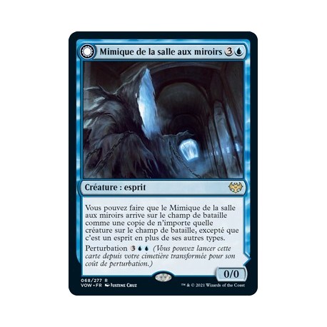 (FOIL) Bleue - Mimique de la salle aux miroirs (R) [VOW]