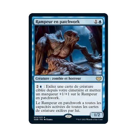 (FOIL) Bleue - Rampeur en patchwork (R) [VOW]