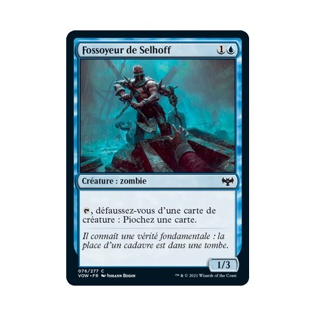 (FOIL) Bleue - Fossoyeur de Selhoff (C) [VOW]