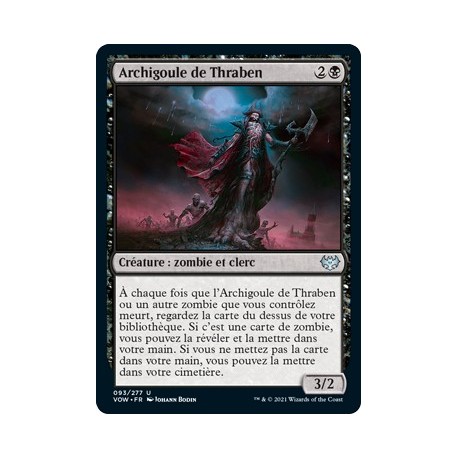 (FOIL) Noire - Archigoule de Thraben (U) [VOW]