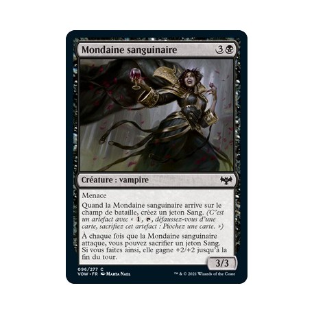 (FOIL) Noire - Mondaine sanguinaire (C) [VOW]