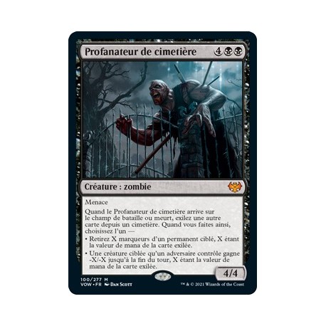 (FOIL) Noire - Profanateur de cimetière (M) [VOW]
