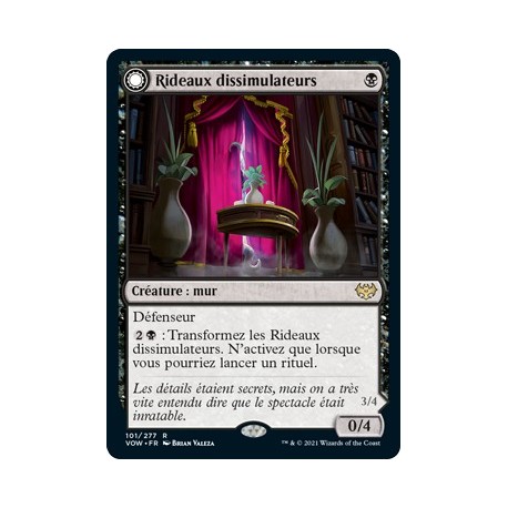 (FOIL) Noire - Rideaux dissimulateurs (R) [VOW]