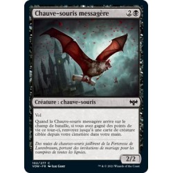 (FOIL) Noire - Chauve-souris messagère (C) [VOW]