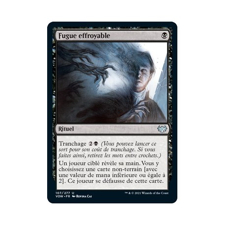 (FOIL) Noire - Fugue effroyable (U) [VOW]