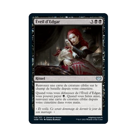 (FOIL) Noire - Éveil d'Edgar (U) [VOW]