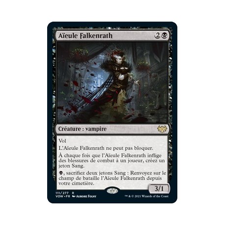 (FOIL) Noire - Aïeule Falkenrath (R) [VOW]