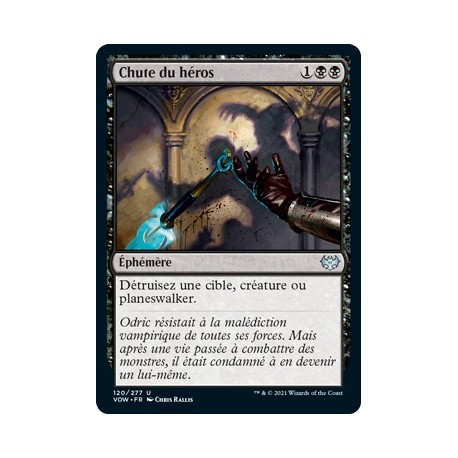 (FOIL) Noire - Chute du héros (U) [VOW]