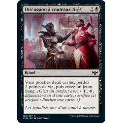 (FOIL) Noire - Discussion à couteaux tirés (C) [VOW]