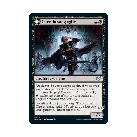 (FOIL) Noire - Cherchesang agité (U) [VOW]