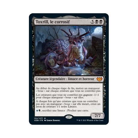 (FOIL) Noire - Toxrill, le corrosif (M) [VOW]
