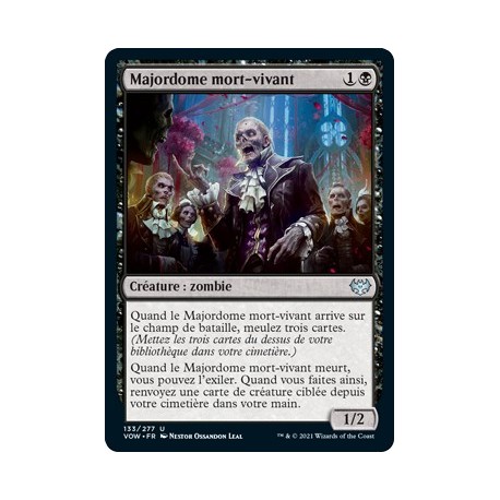 (FOIL) Noire - Majordome mort-vivant (U) [VOW]