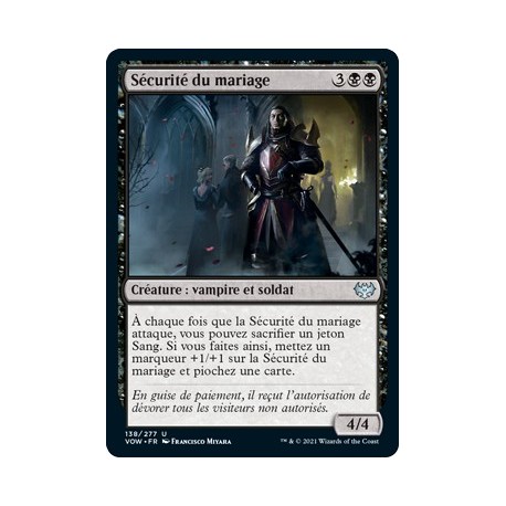 (FOIL) Noire - Sécurité du mariage (U) [VOW]