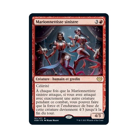 (FOIL) Rouge - Marionnettiste sinistre (R) [VOW]